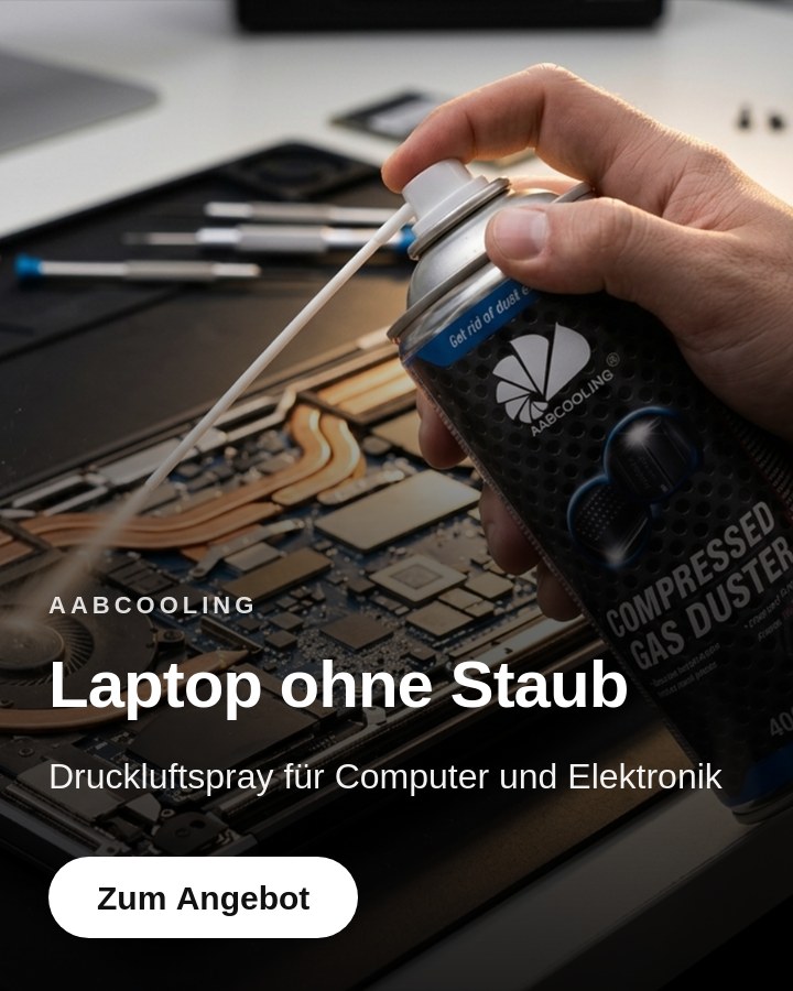 Laptop ohne Staub