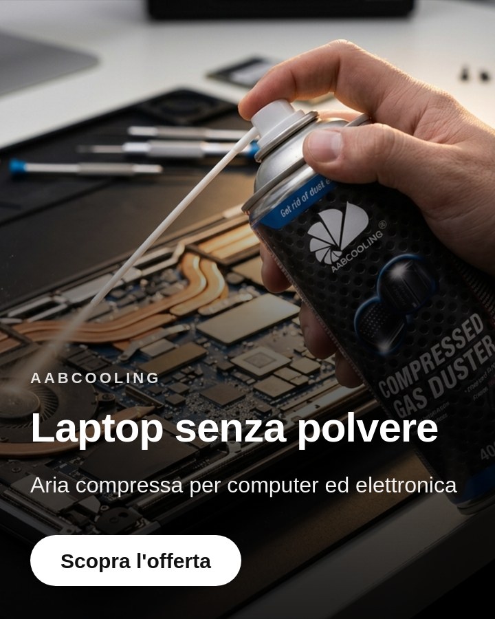 Laptop senza polvere