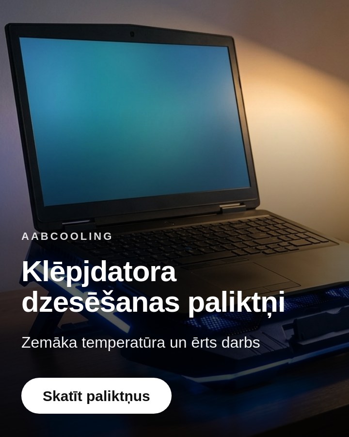Klēpjdatora dzesēšanas paliktņi