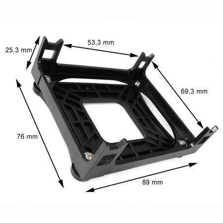 AABCOOLING Intel 478 backplate/RM