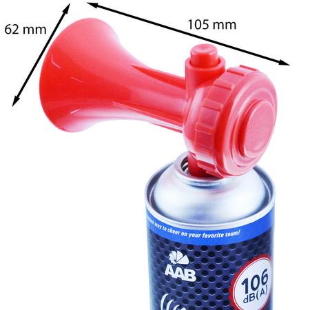 8 x AAB Signal GAS Horn 400ml