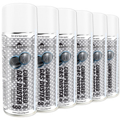 6x AABCOOLING Home&Office Compressed Gas Duster 400ml