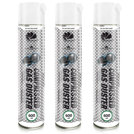 3 x AABCOOLING Home&Office Compressed Gas Duster 600 ml