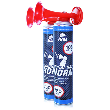 2x AAB Signal GAS Horn 750 ml – corne de brume