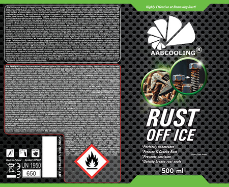 Rustløsner med frysechok AABCOOLING Rust off ICE 500 ml