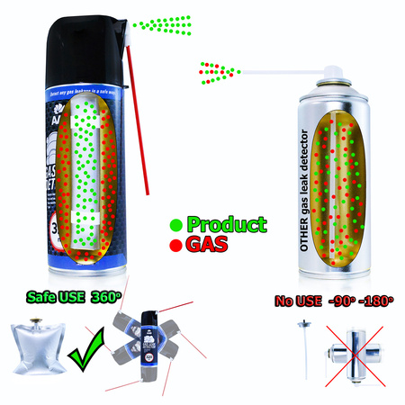 Détecteur de fuite de gaz spray AABCOOLING 320 ml BoV