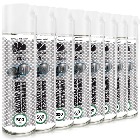 8 x AABCOOLING Home&Office Compressed Gas Duster 500 ml