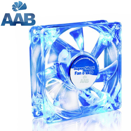 3x AABCOOLING Super Silent Fan 8 BLUE LED – ventilators 80 mm
