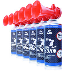6 x AAB Signal GAS Horn 400ml