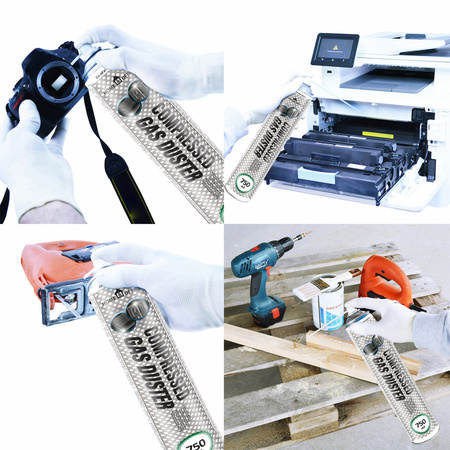 3x AABCOOLING Home&Office Compressed Gas Duster 750ml
