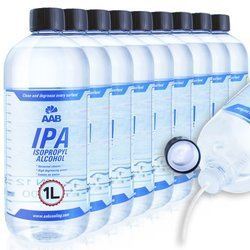 9x Alcol isopropilico AABCOOLING IPA 99,7% 1 L