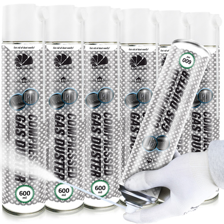 6x Stlačený vzduch AABCOOLING Home&Office 600 ml