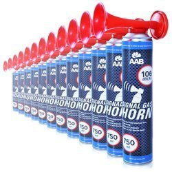 12 x AAB Signal GAS Horn 750 ml
