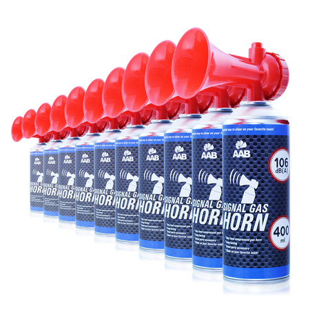 10 x AAB Signal GAS Horn 400ml