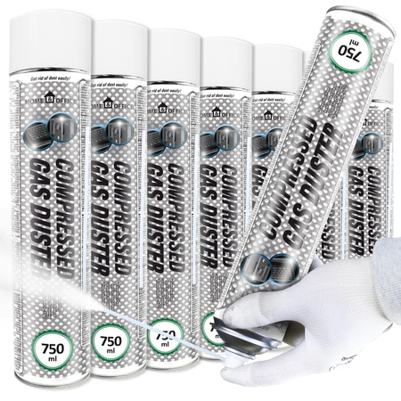 7x AABCOOLING Home&Office Compressed Gas Duster 750ml – suslėgtas oras