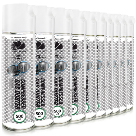 10x AABCOOLING Home&Office Compressed Gas Duster 500 ml – aire comprimido