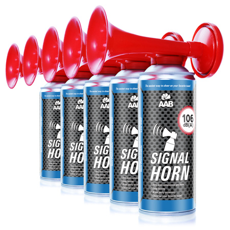 5x AABCOOLING Signal Horn 40g – gāzes taure