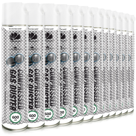 12x Stlačený vzduch AABCOOLING Home&Office 600 ml
