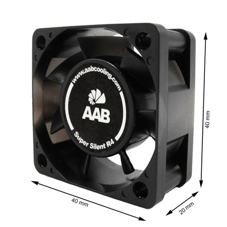 3x Тих вентилатор 40 mm AABCOOLING Super Silent R4