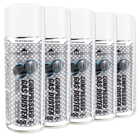 5x AABCOOLING Home&Office Compressed Gas Duster 400ml – sűrített levegő