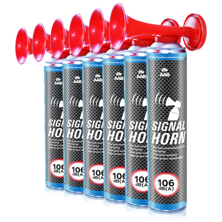 6x AAB Signal Horn 75g – gāzes taure