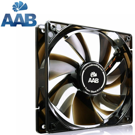 3x Tichý ventilátor 120 mm AABCOOLING Super Silent R12