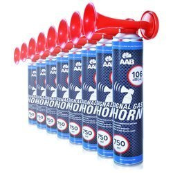 8x AAB Signal GAS Horn 750 ml – газова сирена
