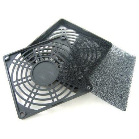 AABCOOLING Plastikinis filtras 120 Juodas – ventiliatoriaus dulkių filtras