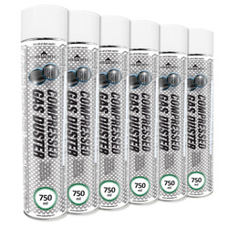 6x AABCOOLING Home&Office Compressed Gas Duster 750ml