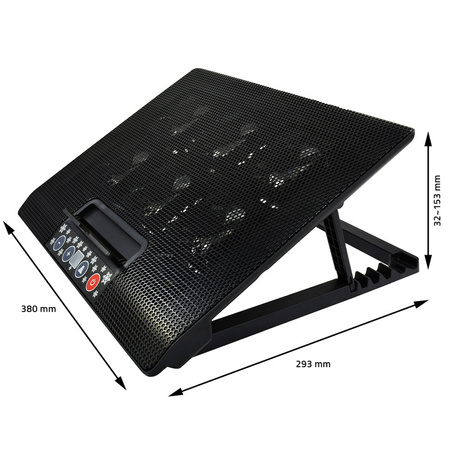 Laptop hűtőpad AABCOOLING NC77, 6×70 mm