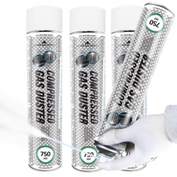 3x AABCOOLING Home&Office Compressed Gas Duster 750ml