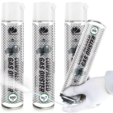 3x Trykluft på dåse AABCOOLING Home&Office 600 ml