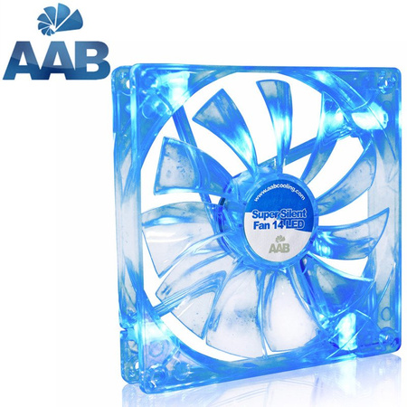 3x AABCOOLING Super Silent Fan 14 BLUE LED – ventilátor 140 mm