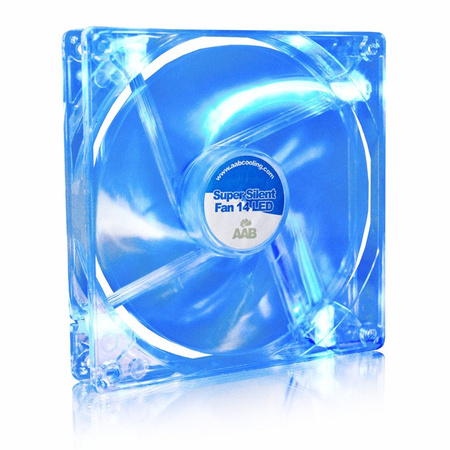 AABCOOLING Super Silent Fan 14 Blue LED – PC-blæser 140 mm