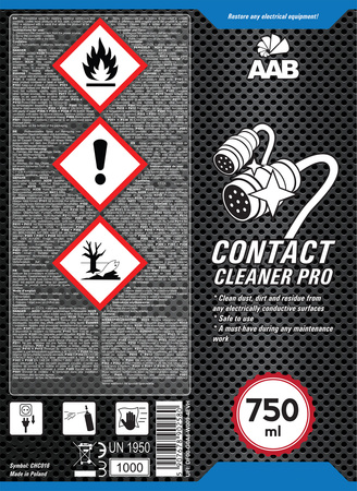 1x AABCOOLING Contact Cleaner PRO 750 ml – kontaktipuhastaja sprei