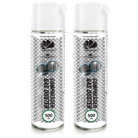 2x AABCOOLING Home&Office Compressed Gas Duster 500 ml – suslėgtas oras