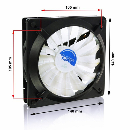 AABCOOLING Fan Adaptor 120-140 – ventiliatoriaus adapteris