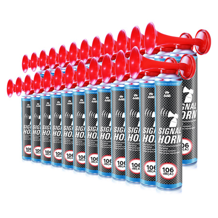 24x AAB Signal Horn 75g – corne de brume