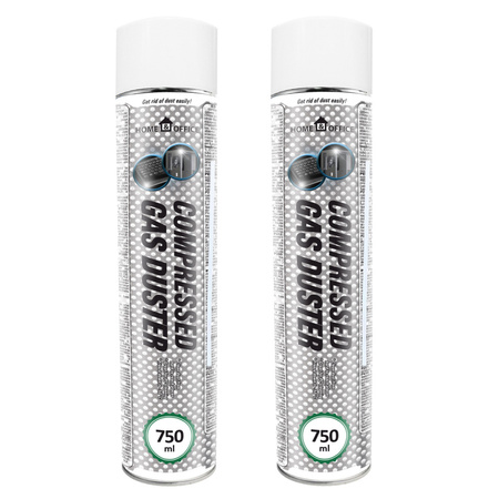 2x AABCOOLING Home&Office Compressed Gas Duster 750ml
