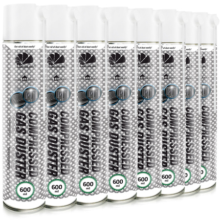 8x AABCOOLING Home&Office Compressed Gas Duster 600 ml – sprężone powietrze