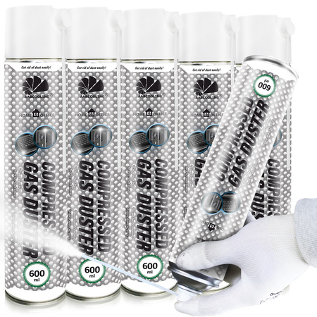 5x AABCOOLING Home&Office Compressed Gas Duster 600 ml – sprężone powietrze