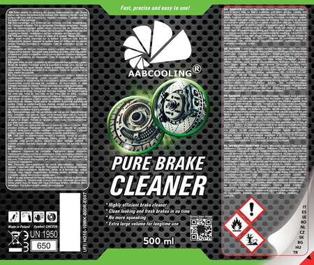 1x Féktisztító AABCOOLING Pure Brake Cleaner 500 ml