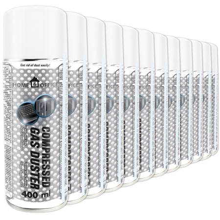 12x AABCOOLING Home&Office Compressed Gas Duster 400ml – сгъстен въздух
