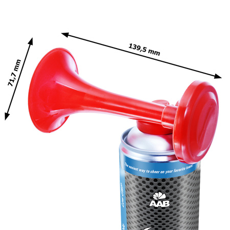 2x Goarnă cu gaz AABCOOLING Signal Horn 75g
