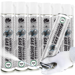 6 x AABCOOLING Home&Office Compressed Gas Duster 600 ml