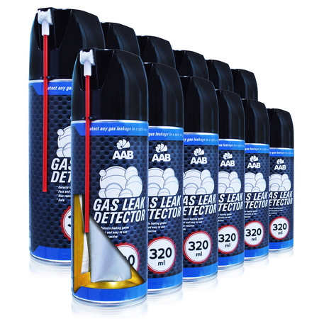 12x AABCOOLING GAS LEAK DETECTOR 320 ml – gāzes noplūdes detektors aerosols