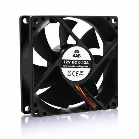 AABCOOLING Black Silent Fan 8 – ventilaator 80 mm