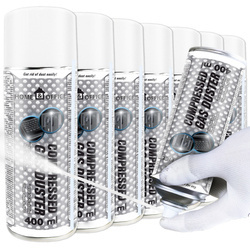 7x AABCOOLING Home&Office Compressed Gas Duster 400ml – trykluft på dåse