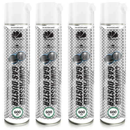 4x AABCOOLING Home&Office Compressed Gas Duster 600 ml – trykluft på dåse