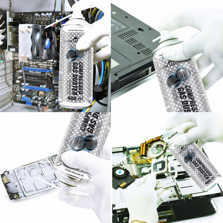 12x AABCOOLING Home&Office Compressed Gas Duster 400ml – Druckluftspray